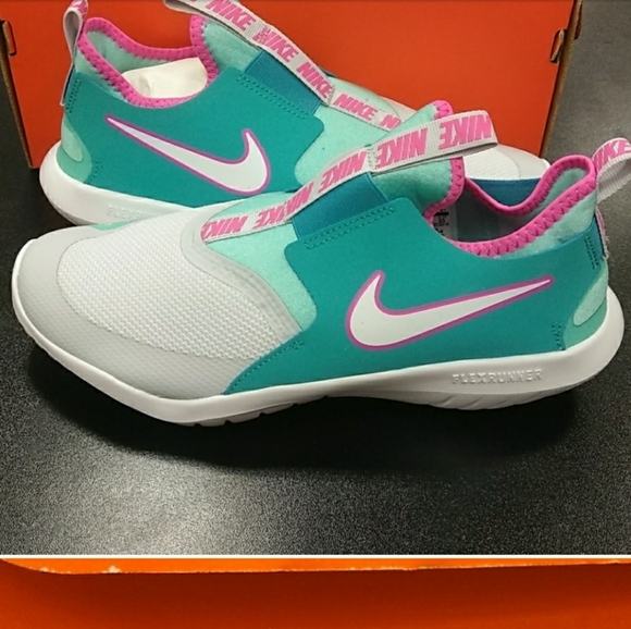 Nike flex runner aqua Clearance